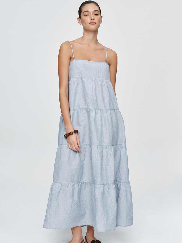 Ophelia Dress Bleu Stripe