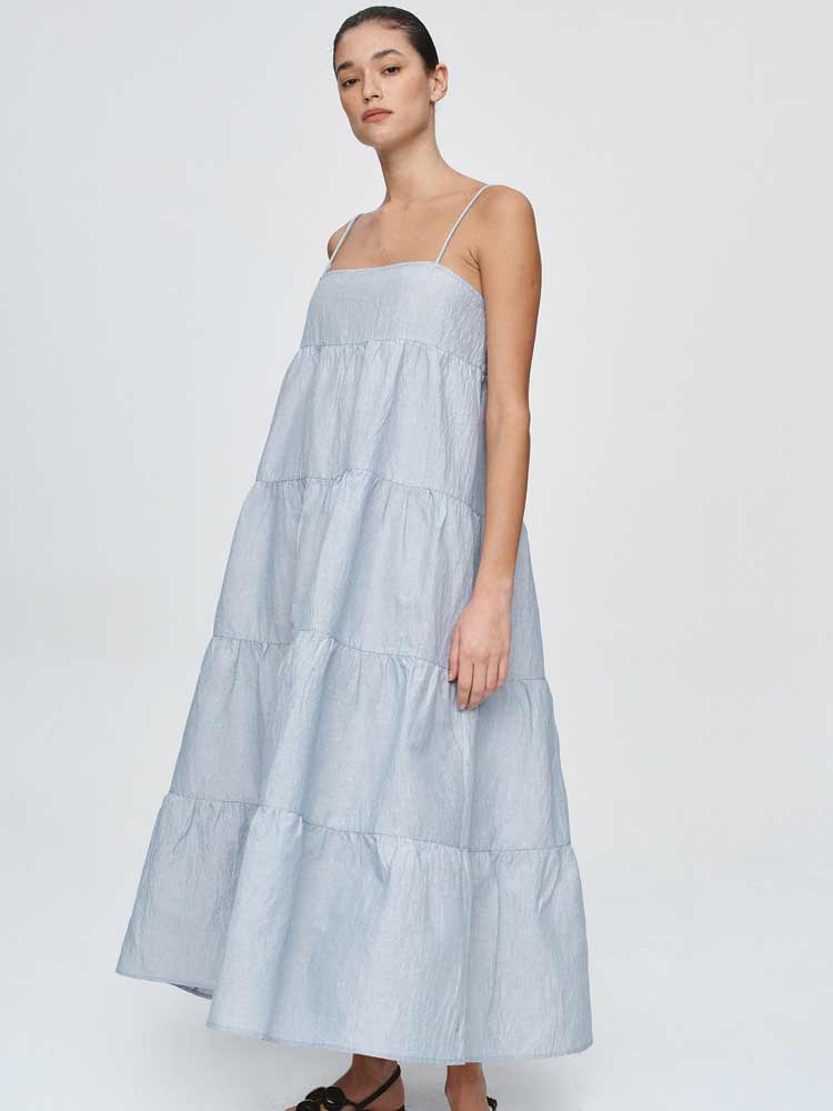 Ophelia Dress Bleu Stripe