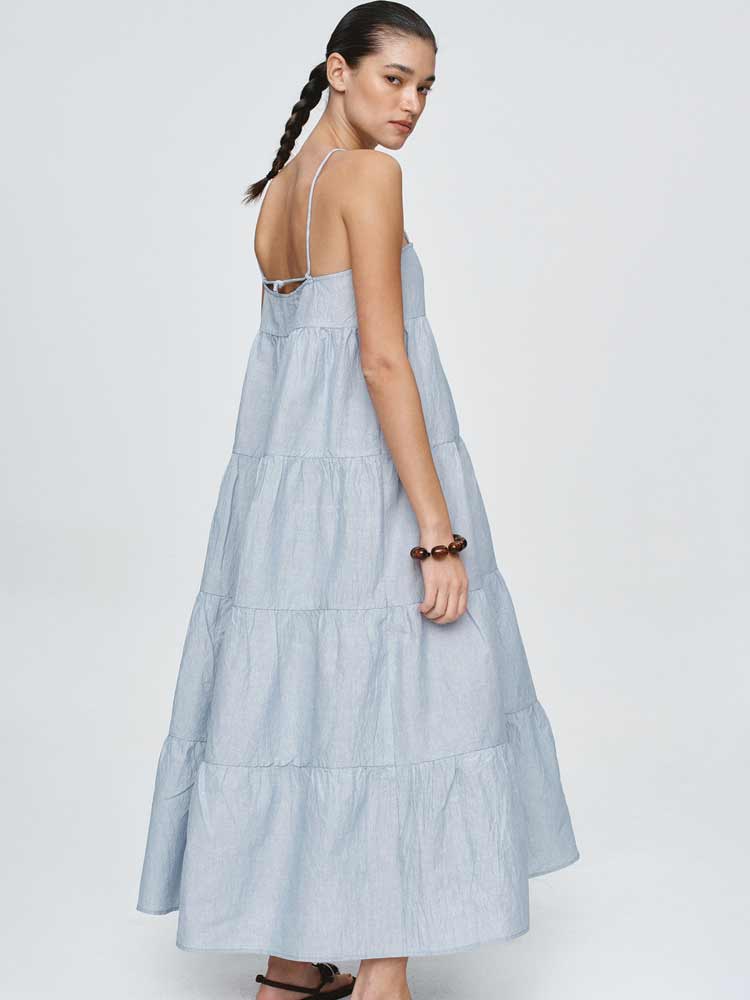 Ophelia Dress Bleu Stripe