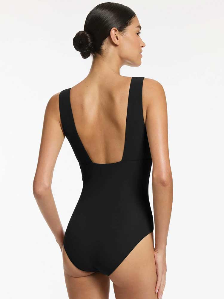 Jetset Plunge One Piece Black