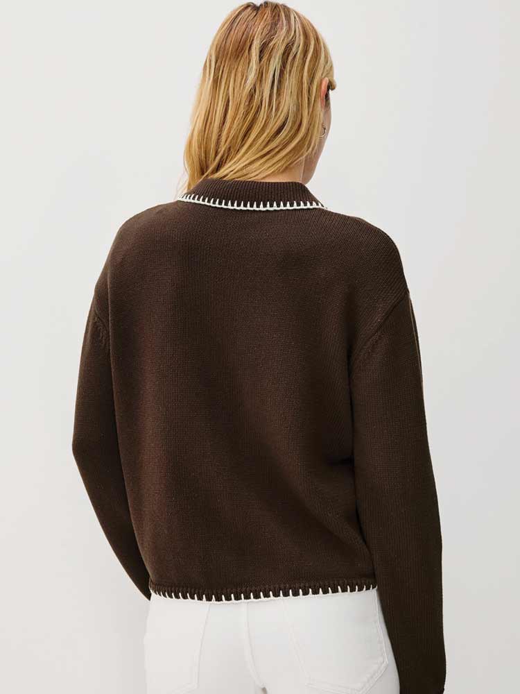 Rayleen Sweater Brown/Ivory