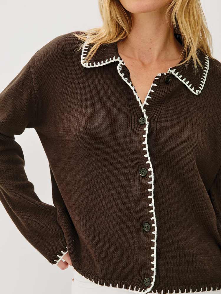 Rayleen Sweater Brown/Ivory