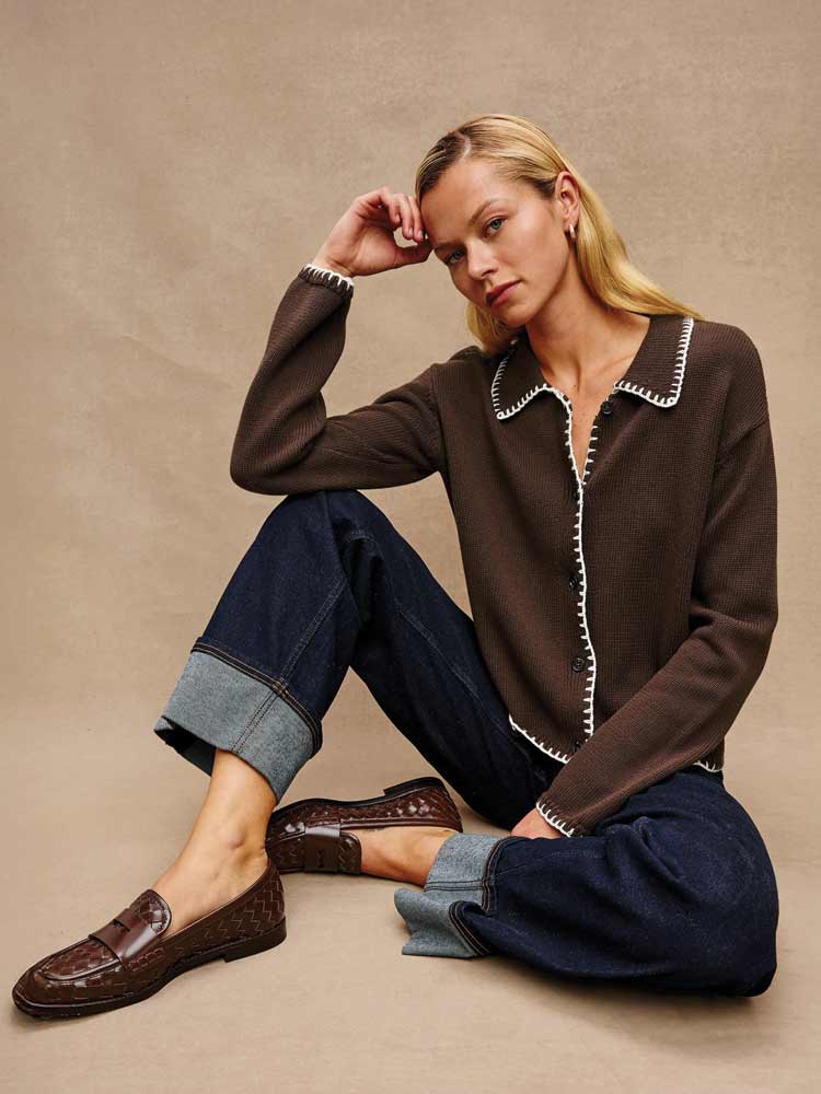 Rayleen Sweater Brown/Ivory