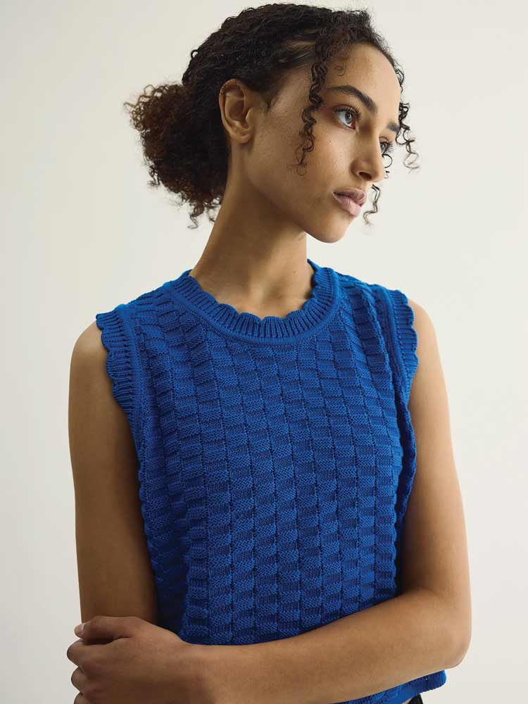 Ruth Top Cobalt