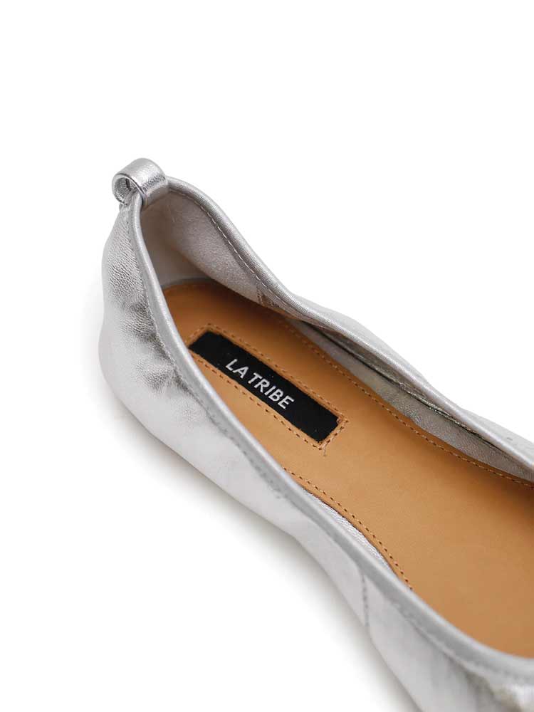 Ballet Flat Silver