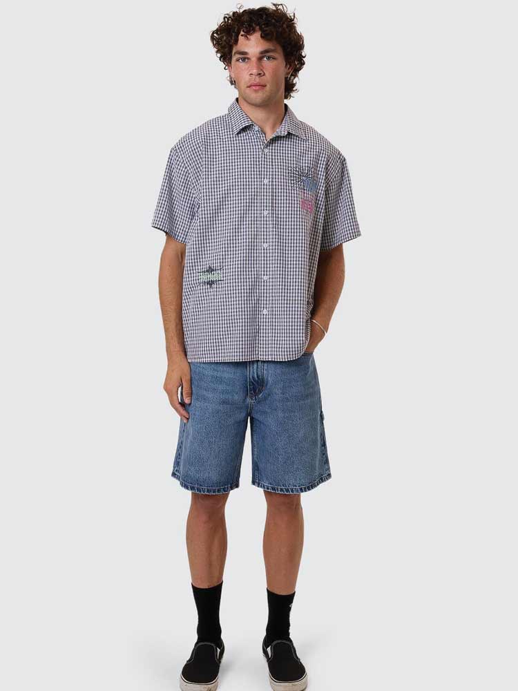Slacker Denim Short Stoned Blues