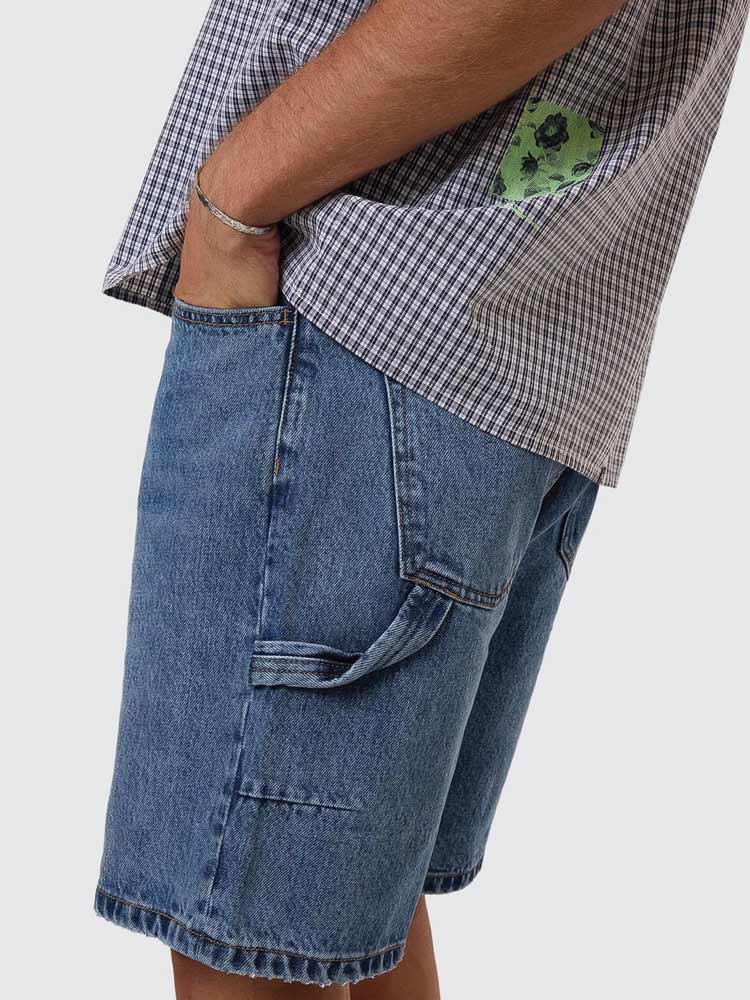 Slacker Denim Short Stoned Blues
