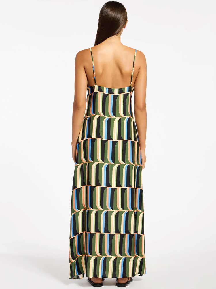 Slip Maxi Dress Cacti