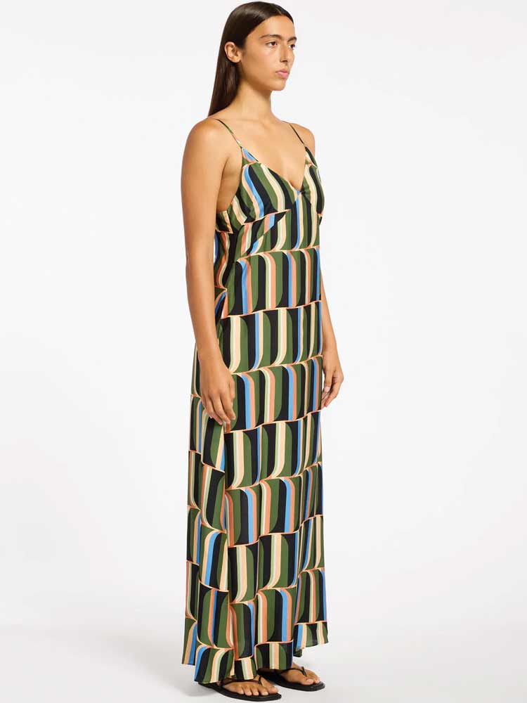Slip Maxi Dress Cacti