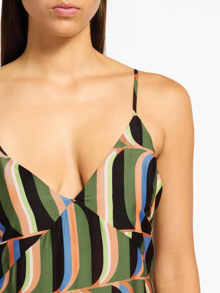 Slip Maxi Dress Cacti