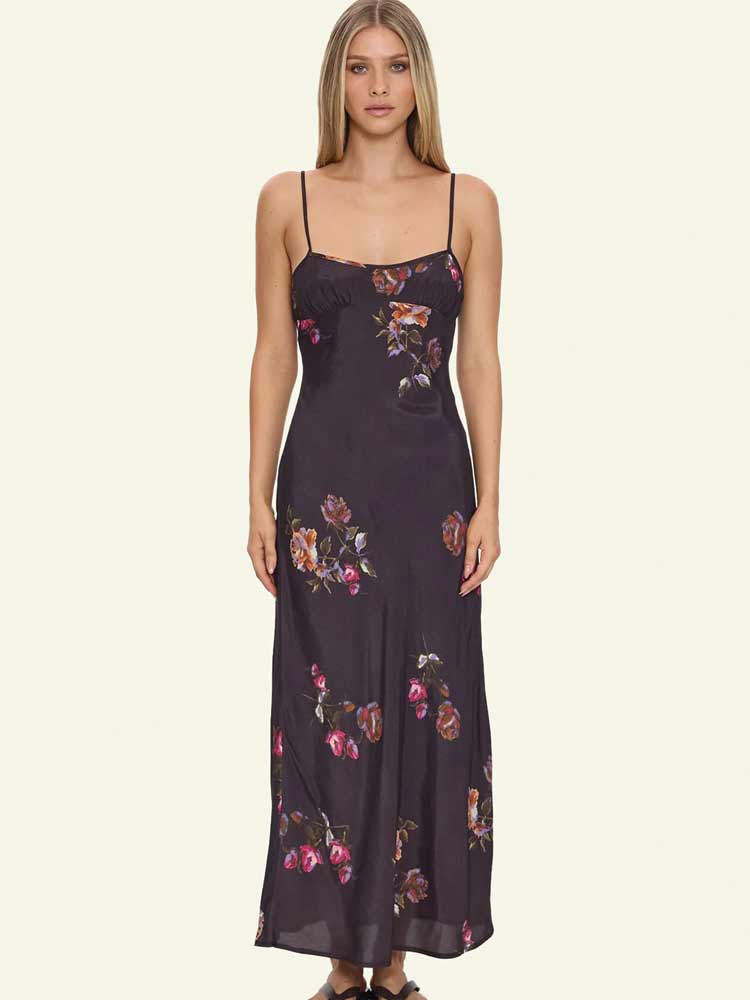 Natural Spirit Bias Maxi Dress