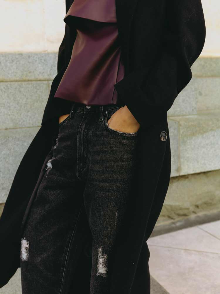Suki Jean Washed Black
