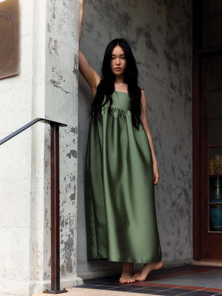 Sydney Maxi Dress Seaweed