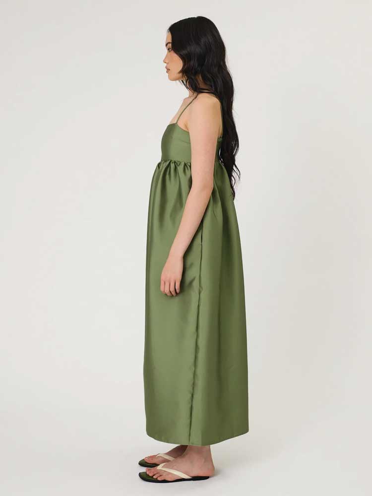 Sydney Maxi Dress Seaweed The Bach Matakana Sydney Maxi Dress Seaweed The Bach Matakana
