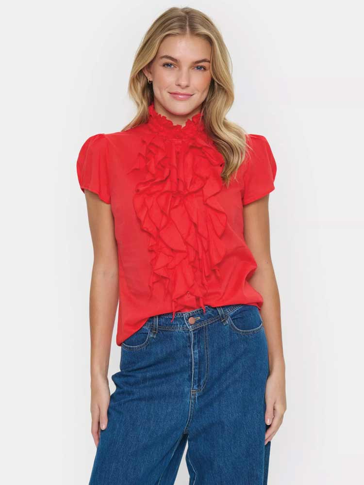 Tilli SS Shirt Flame Scarlet