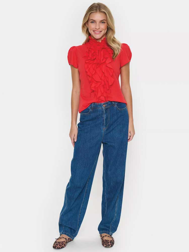 Tilli SS Shirt Flame Scarlet
