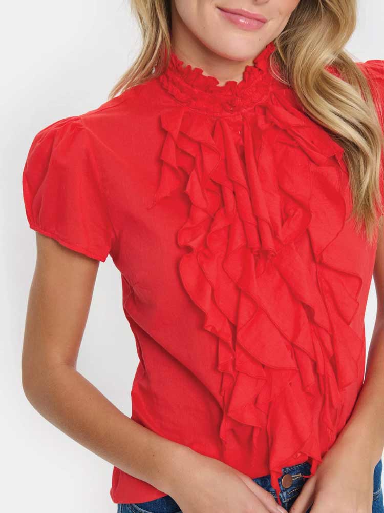Tilli SS Shirt Flame Scarlet