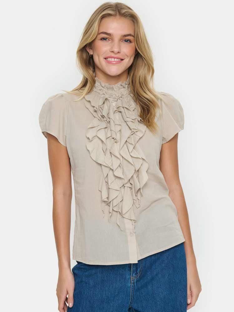 Tilli SS Shirt Plaza Taupe