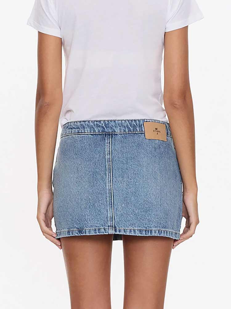 Tulli Studded Mini Skirt Rustic Fade