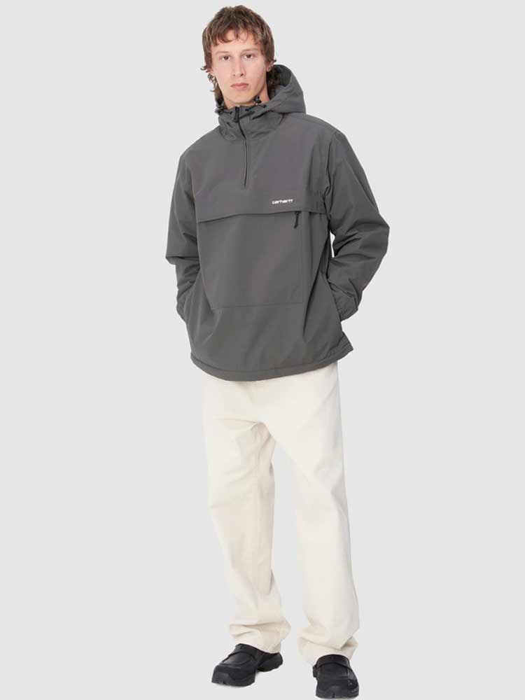 Windbreaker Pullover Graphite White