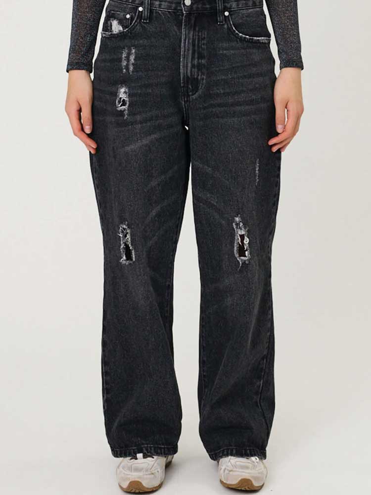Suki Jean Washed Black