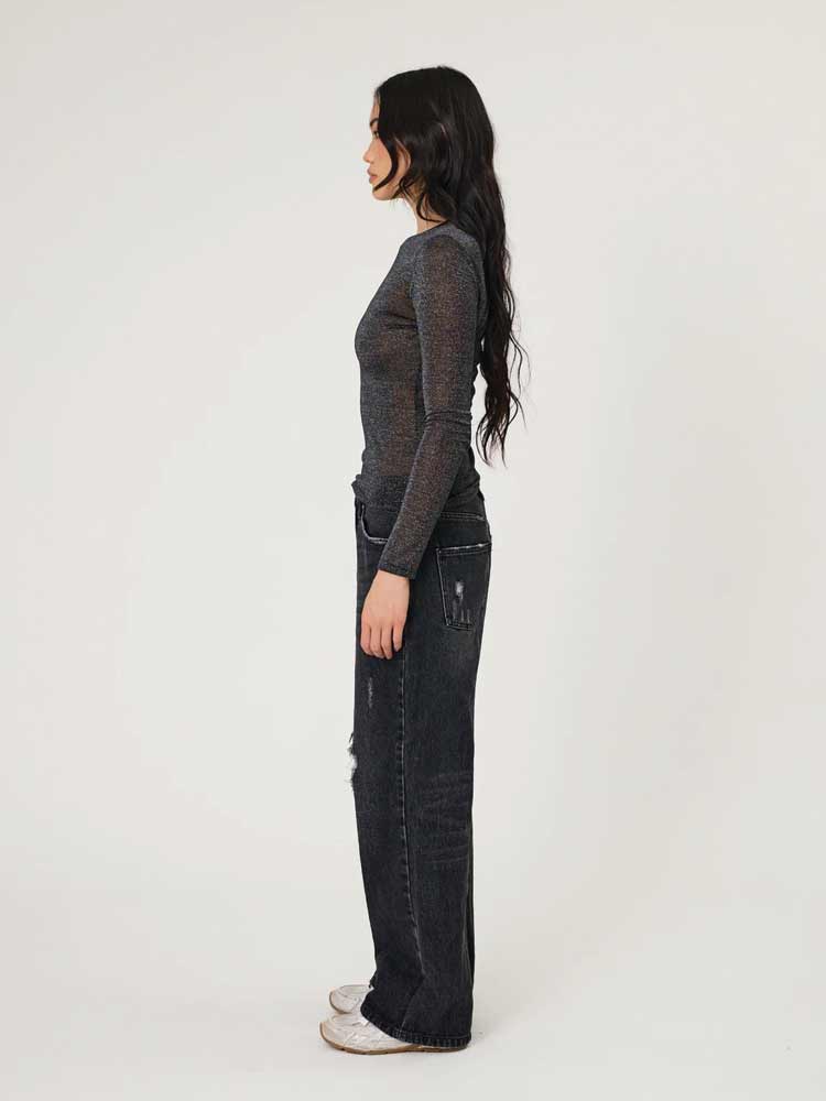 Suki Jean Washed Black