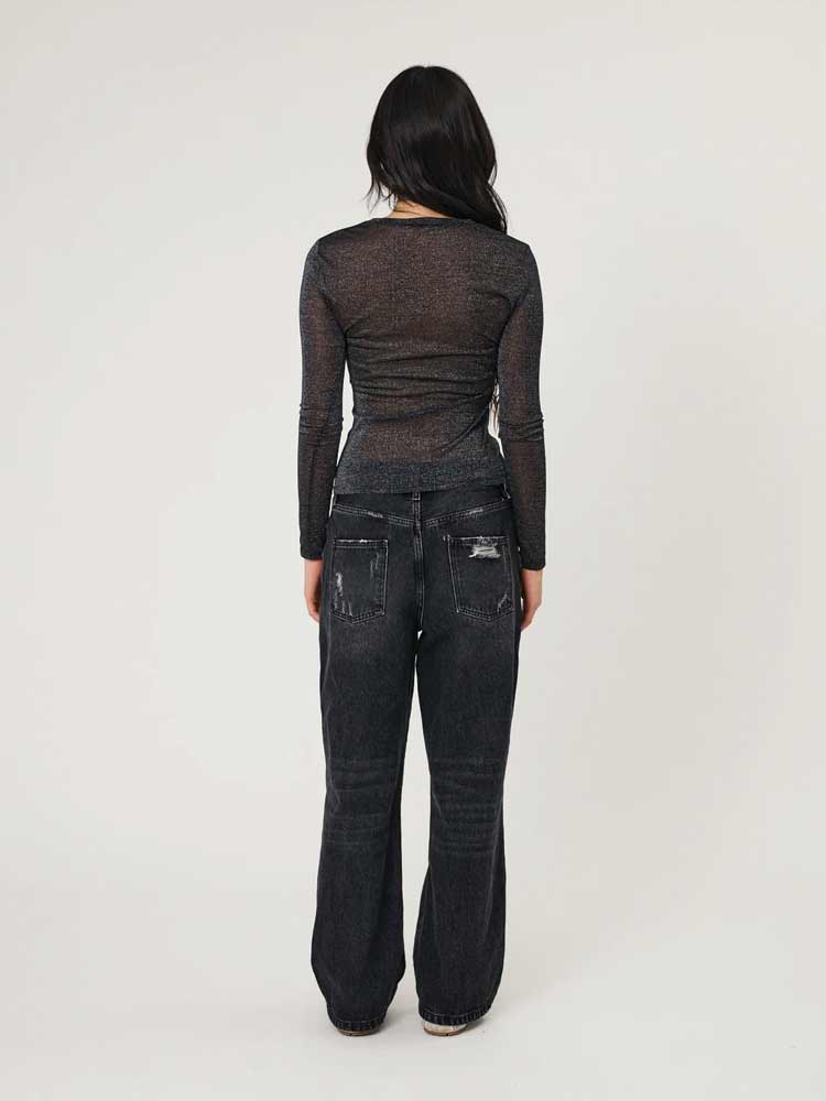 Suki Jean Washed Black