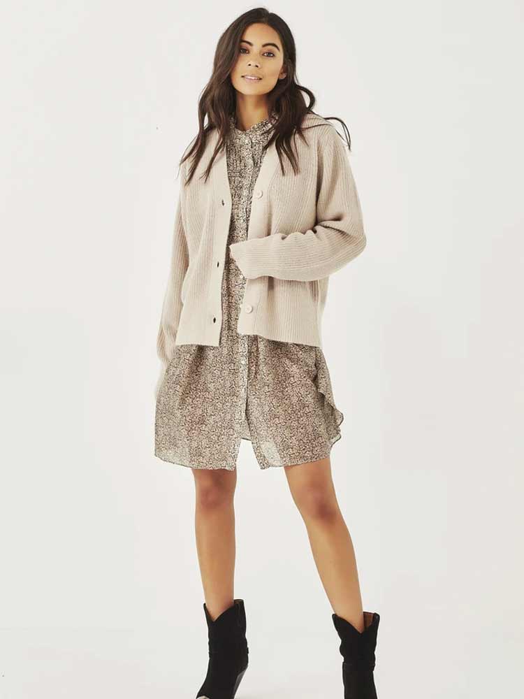 Harper Cardi Sand