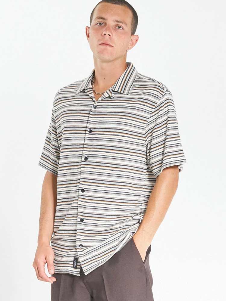Indie Stripe Bowling Shirt