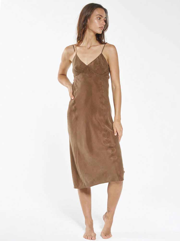 Chelsea Slip Dress Cedar