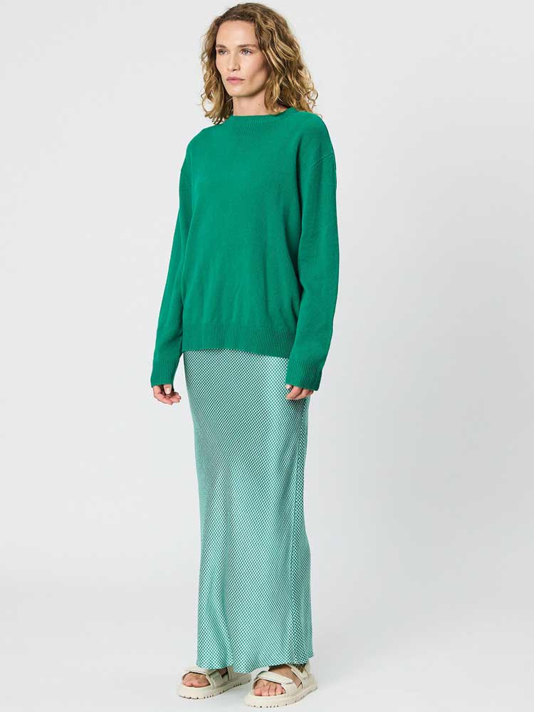 Charlie Maxi Skirt Emerald