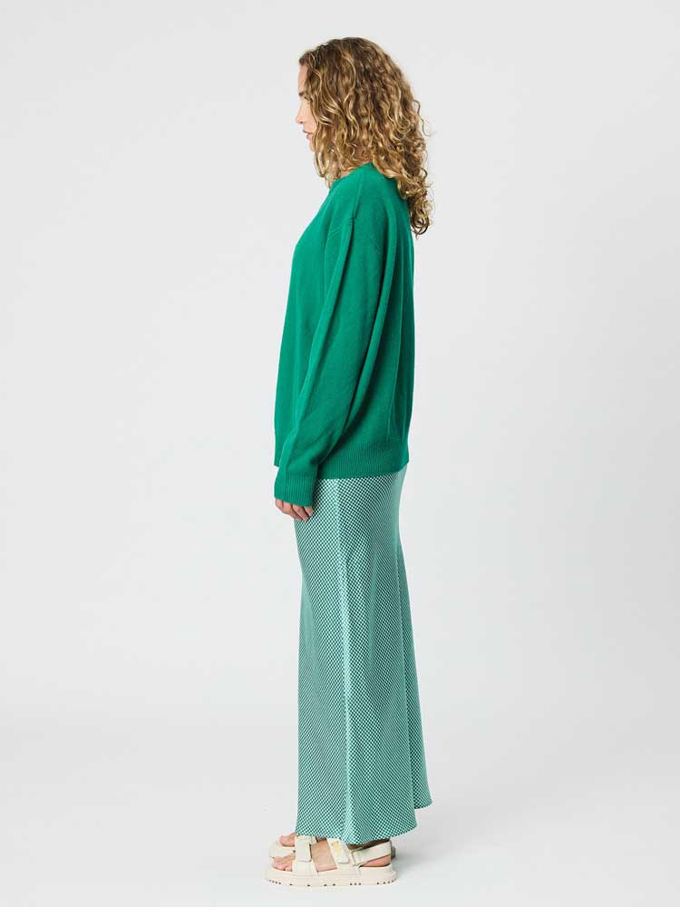 Charlie Maxi Skirt Emerald