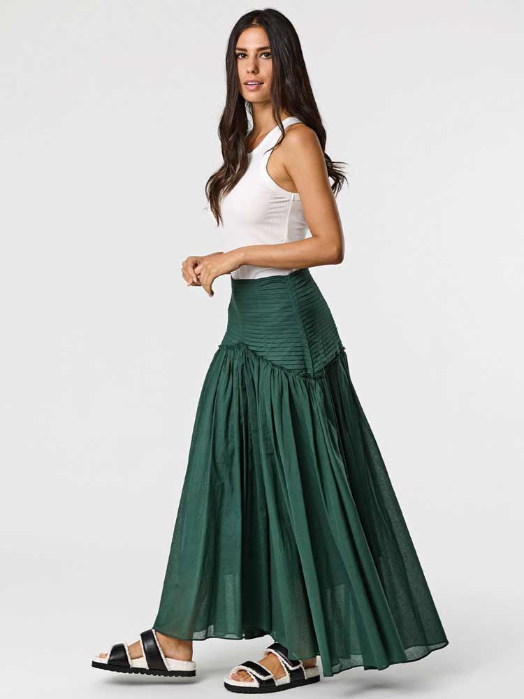 Milan Skirt Emerald