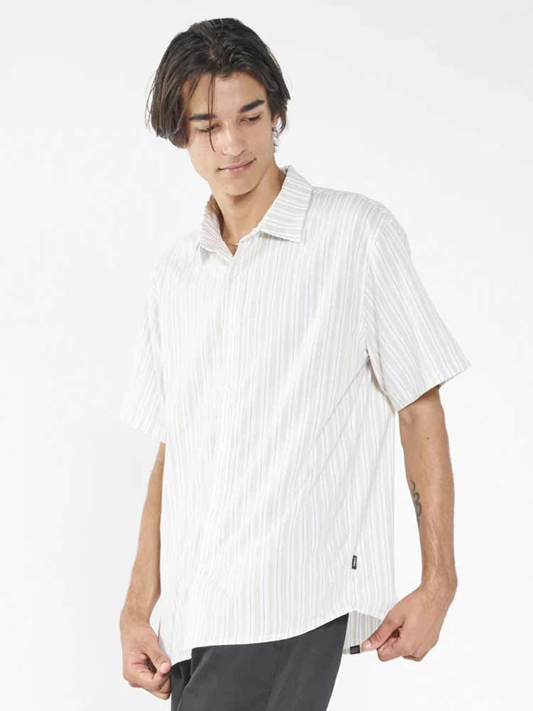 Palm Stripe SS Shirt