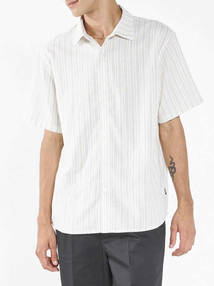 Palm Stripe SS Shirt