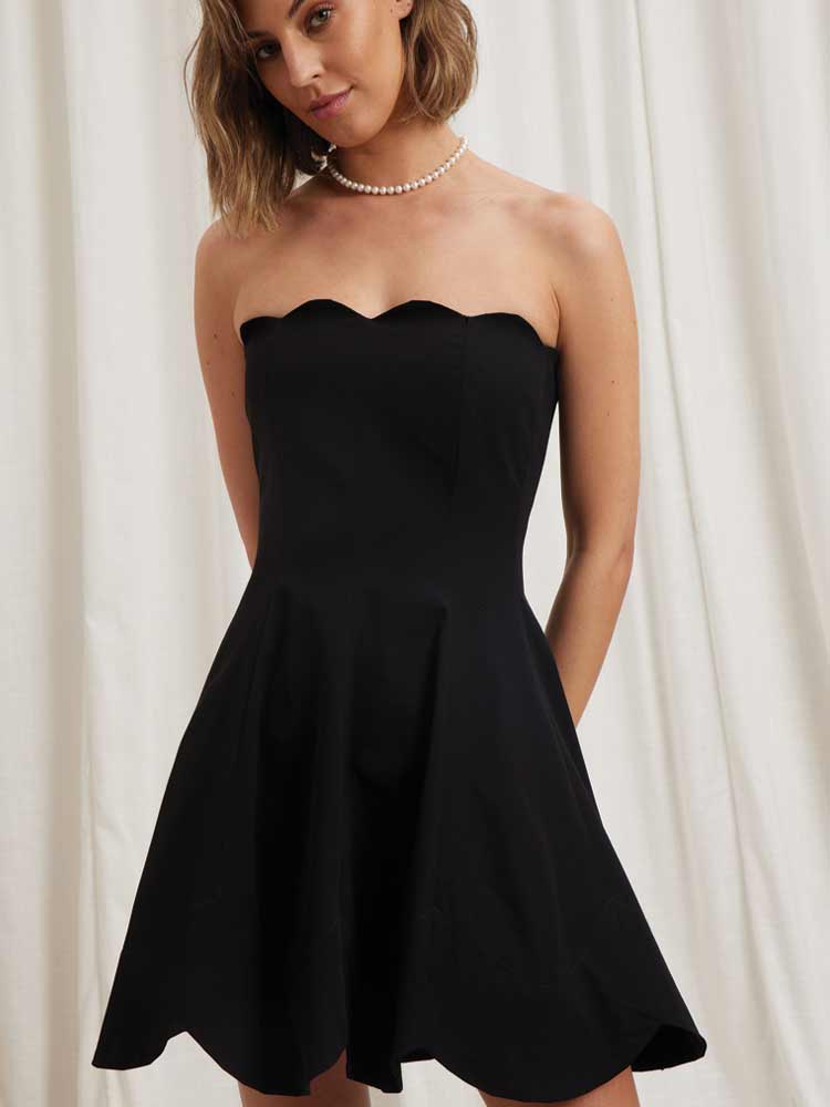 Pearl Dress Black
