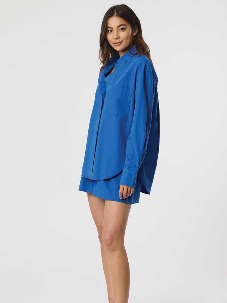 Leighton Shirt Cobalt