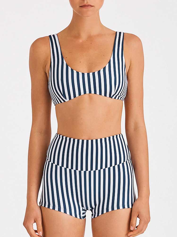 Indigo Stripe Bikini